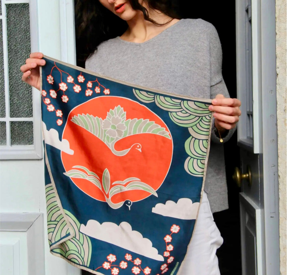 SILK SQUARE SCARF