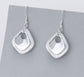 DROP HOOK EARRINGS - SILVER