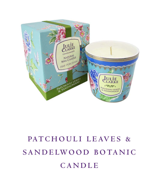 PATCHOULI LEAVES & SANDALWOOD BOTANIC CANDLE