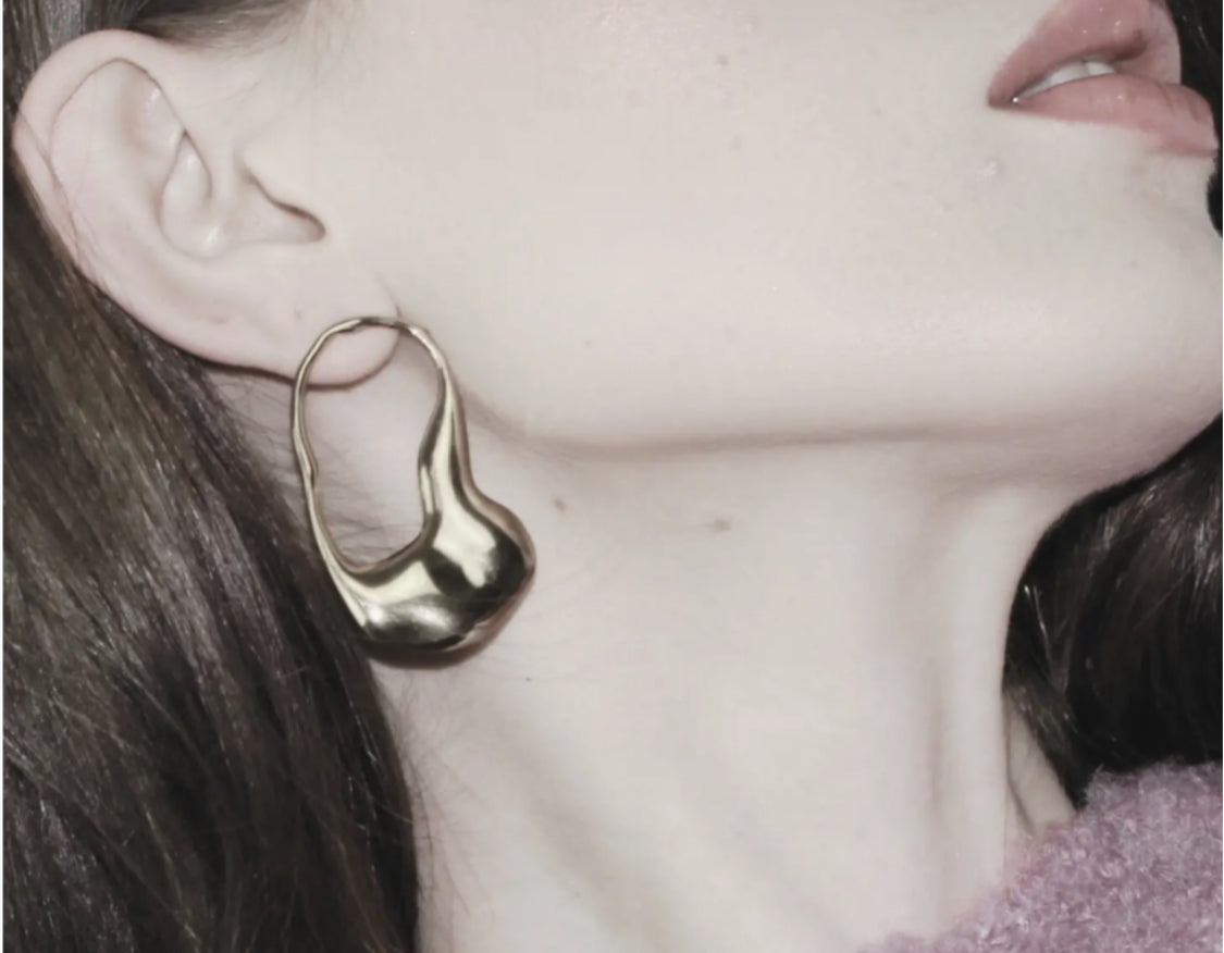 DNSK STATEMENT EARRINGS