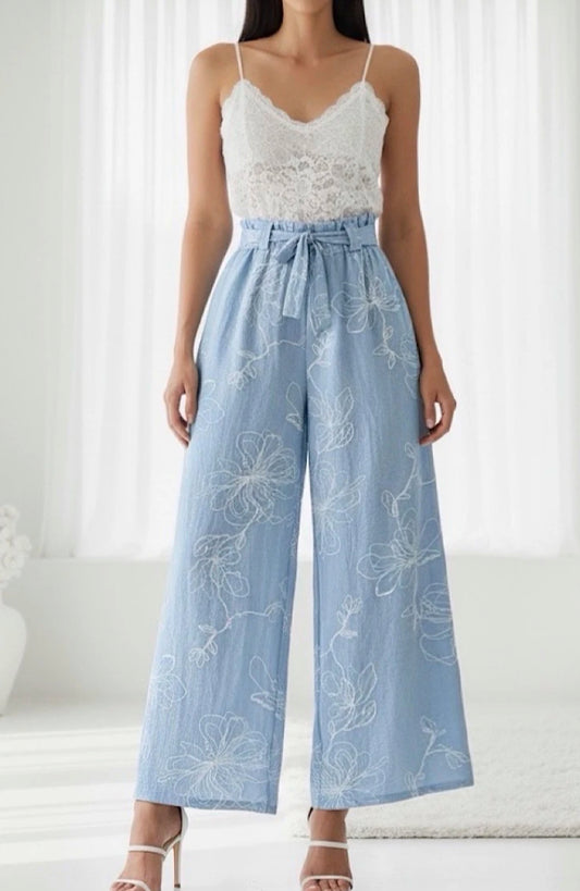 DENIM PALAZZO - 8-12/14