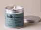 FOLK VEGETABLE WAX CANDLE - DRENCHED GRASS & PETRICHOR