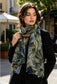 FLORAL FOIL SCARF