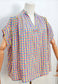 COTTON BLEND GINGHAM TOP - 10-16