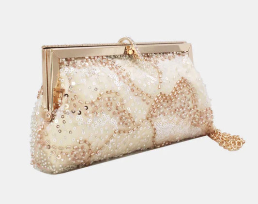 BEADED SEQUIN OCCASION BAG