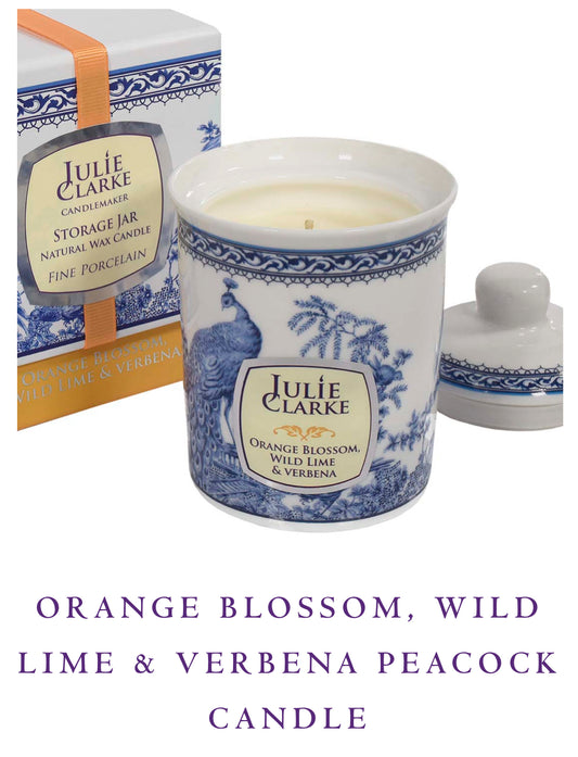 ORANGE BLOSSOM , WILD LINE & VERBANA LIDDED CANDLE