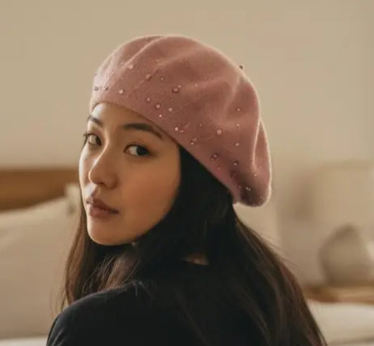 SPARKLE CASHMERE BERET