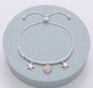 TOGGLE CHARM BRACELET - STAR & HEART