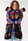 100% WOOL GRANNY SQUARE CARDI - FREE SIZE