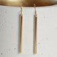 KAIKO - BRASS BAR EARRINGS