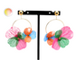 STATEMENT FLOWER EARRINGS- MULTI