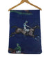 HORSE RACING SCARF - NAVY