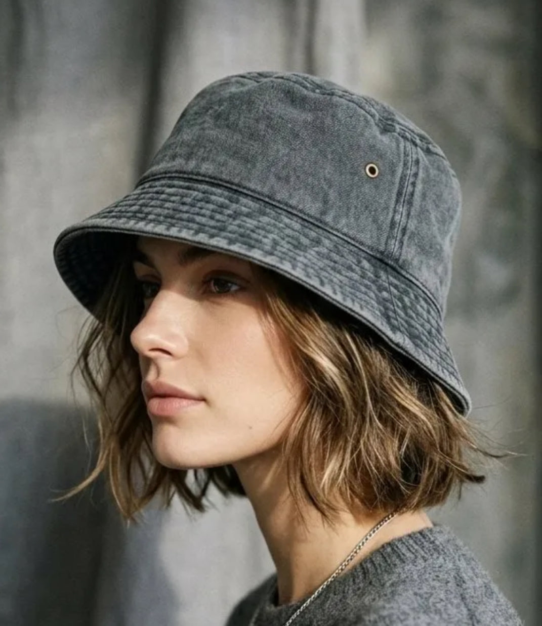 DENIM BUCKET HAT