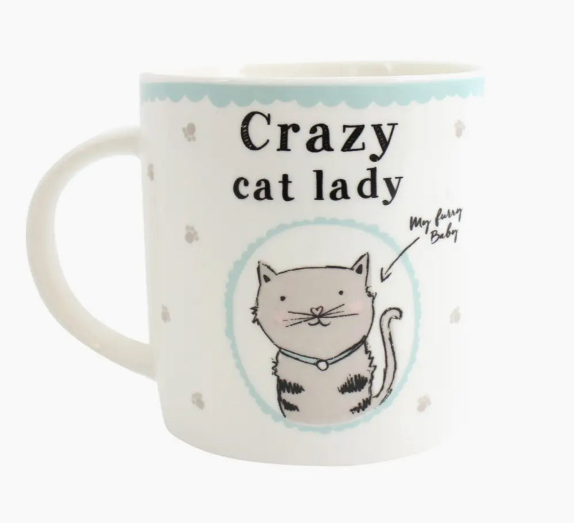 CRAZY CAT LADY GIFT BOXED MUG