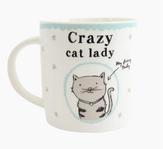 CRAZY CAT LADY GIFT BOXED MUG
