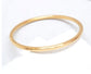 SIMPLE GOLD PLATED STAINLESS STEEL BANGLE