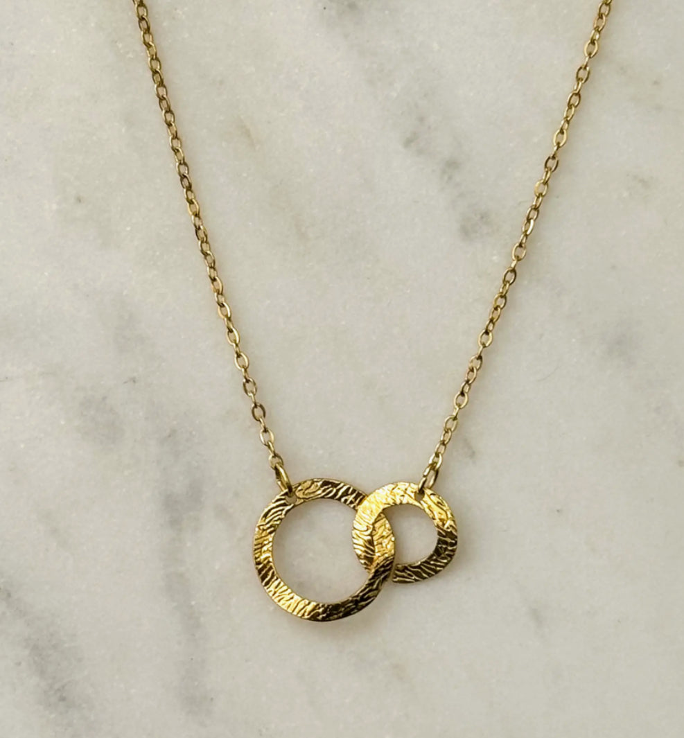 STAINLESS STEEL CIRCLE NECKLACE