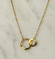 STAINLESS STEEL CIRCLE NECKLACE