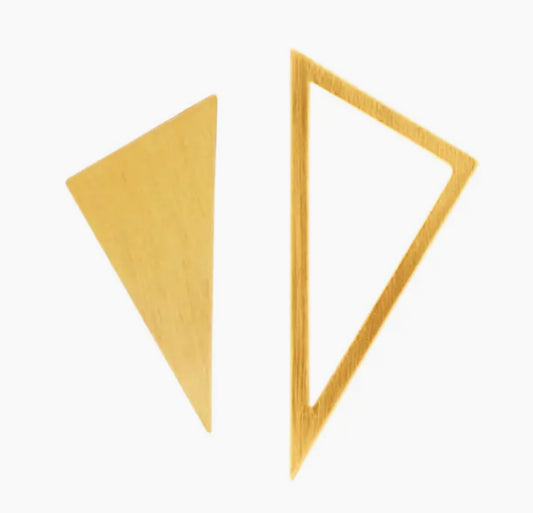 DNSK TRIANGLE EARRINGS