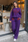 TAPEWORK SWEATSHIRT - 10-16 - PURPLE