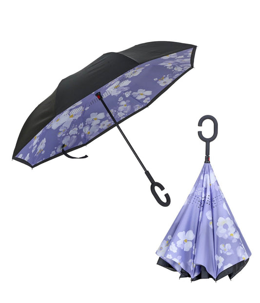 BLUE DAISY INVERTED UMBRELLA ( CLICK & COLLECT ONLY )