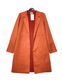 SUEDETTE OPEN JKT - 8-12/14- RUST