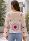COTTON BLEND CROCHET KNIT - 8-14