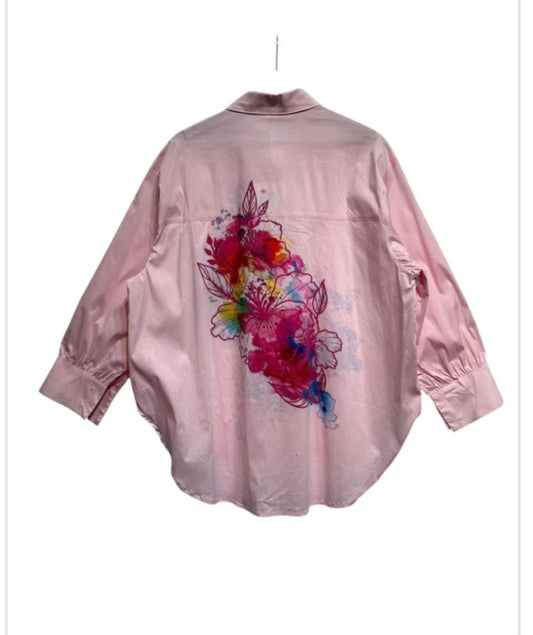 WATERCOLOUR PRINT SHIRT - 10-16