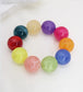 ACRYLIC BEADED BRACELET- MULTI