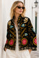 VELVET EMBROIDERED JACKET - 10-14 - BLACK