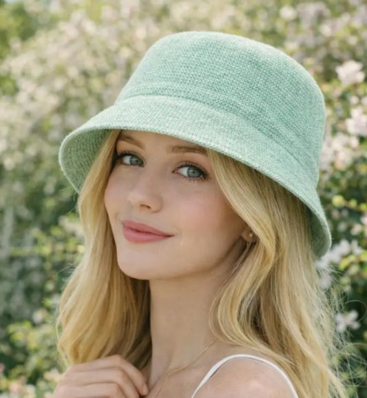WOVEN BUCKET HAT