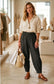 TULIP HEM PANTS - 10-14 - BLACK