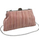 PLEAT OCCASION BAG - PINK