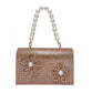 PEARL FLOWER OCCASION BAG - CHAMPAGNE