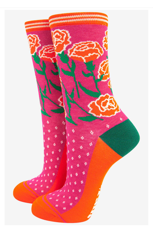 CARNATION BAMBOO SOCKS