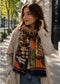 BUTTERFLY PRINT SCARF