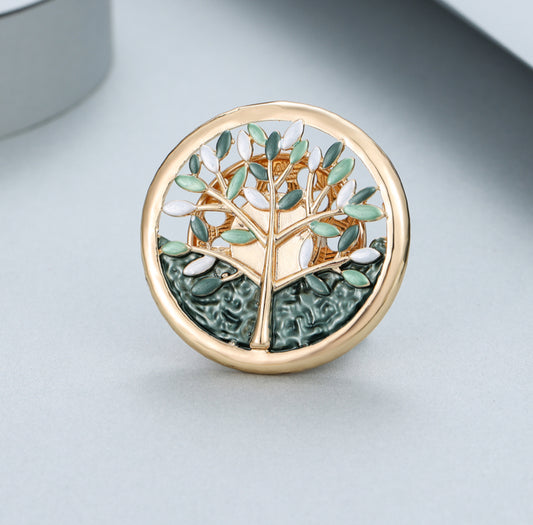 MAGNETIC BROOCH - TREE OF LIFE