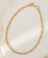 T-BAR GATE LINK NECKLACE - GOLD