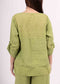 LINEN MESH DETAIL JACKET - 10-16 - LIME