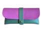 LEATHER GLASSES CASE - TURQUOISE/PURPLE