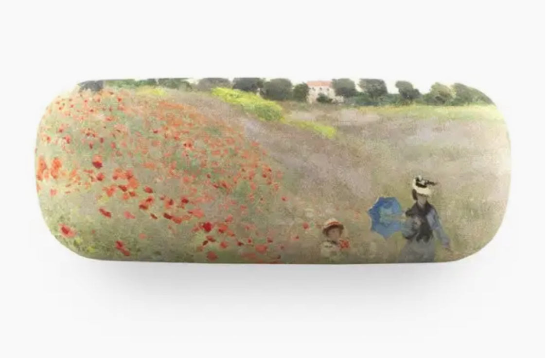 MONET POPPIES GLASSES CASE