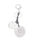 DOUBLE DISC KEYRING - SILVER