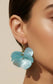 STATEMENT PETAL EARRINGS - BLUE