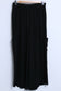 COTTON/LINEN BLEND CROPPED PALAZZO - 10-16 - BLACK