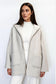HOODED BOUCLE JACKET - 10-16 - CREAM