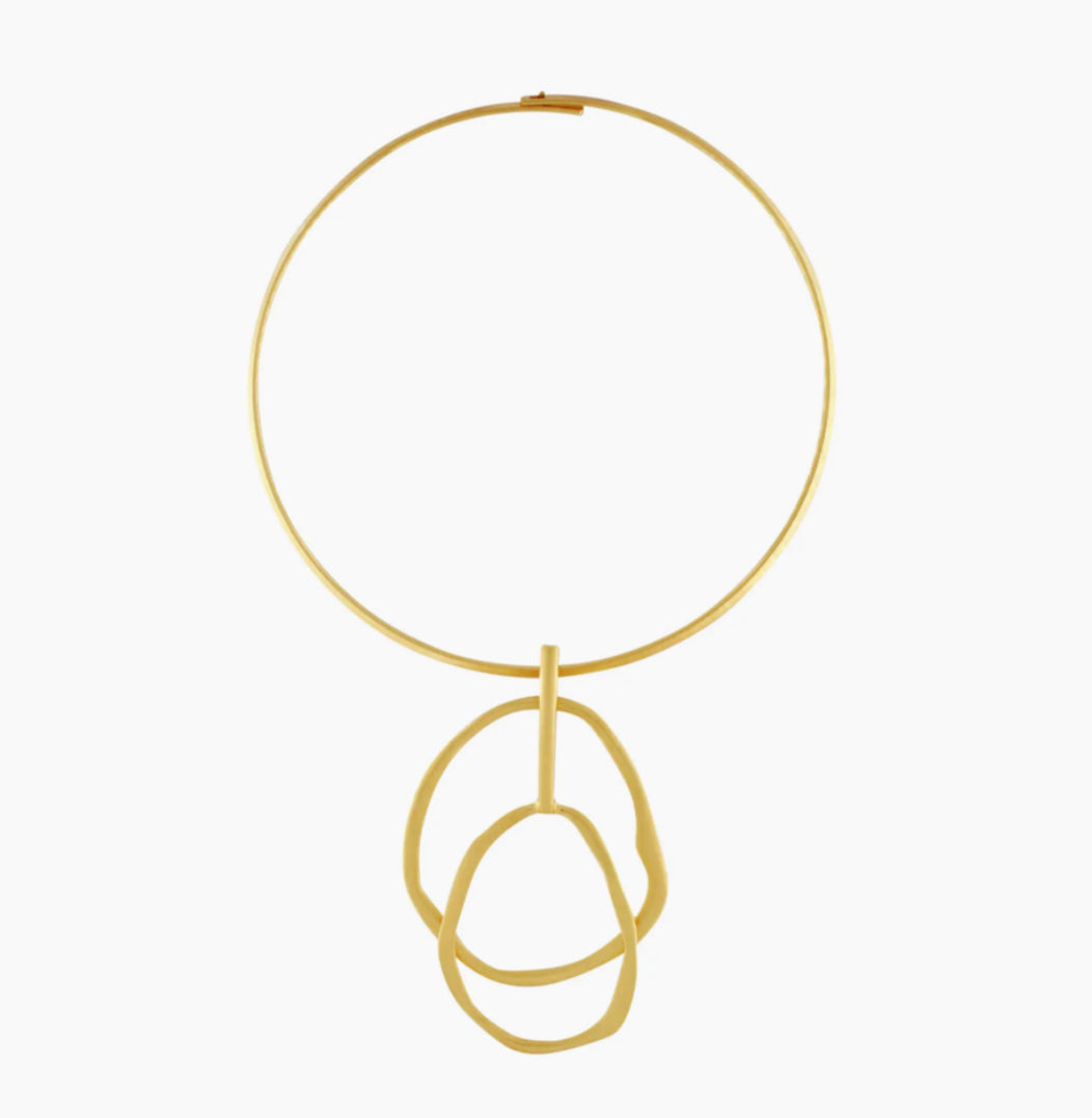 DNSK SHORT STATEMENT NECKLACE