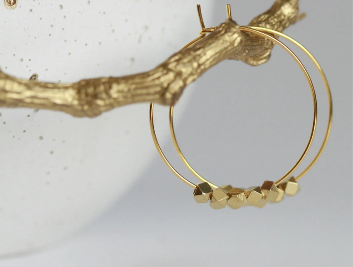 KAIKO - BRASS HOOPS
