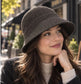 WOOL BLEND CLOCHE HAT