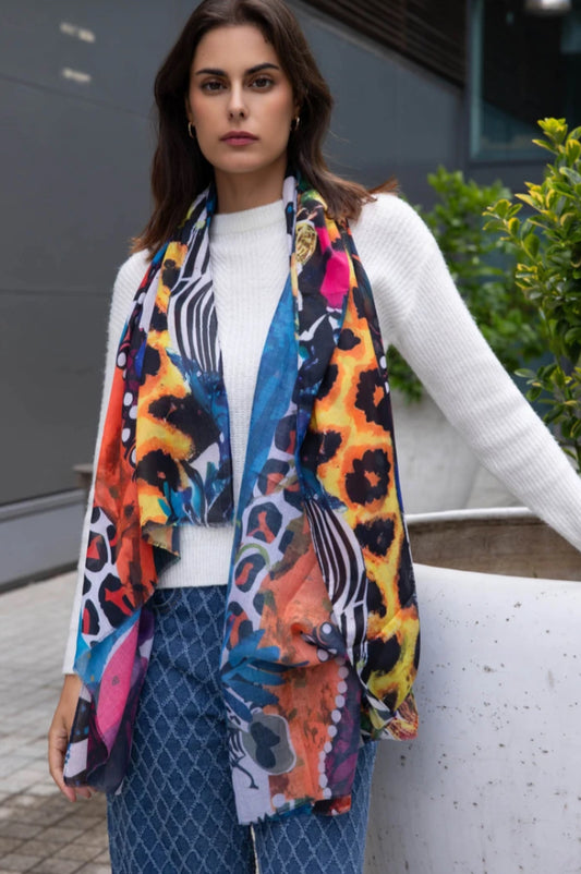 MULTI PRINT SCARF