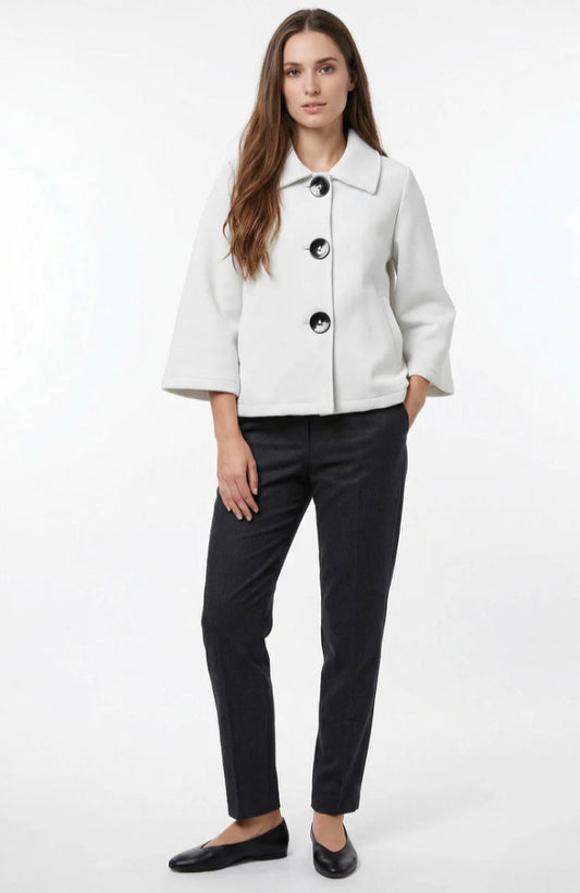 SCUBA COLLAR JACKET - 8-14 - WHITE